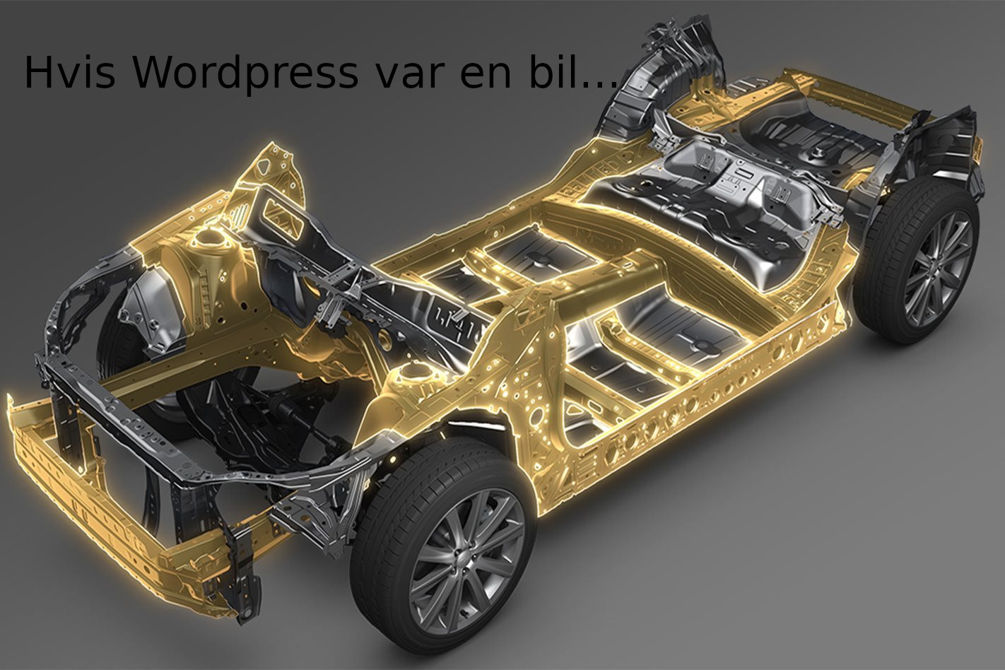 Hvis Wordpress var en bil...